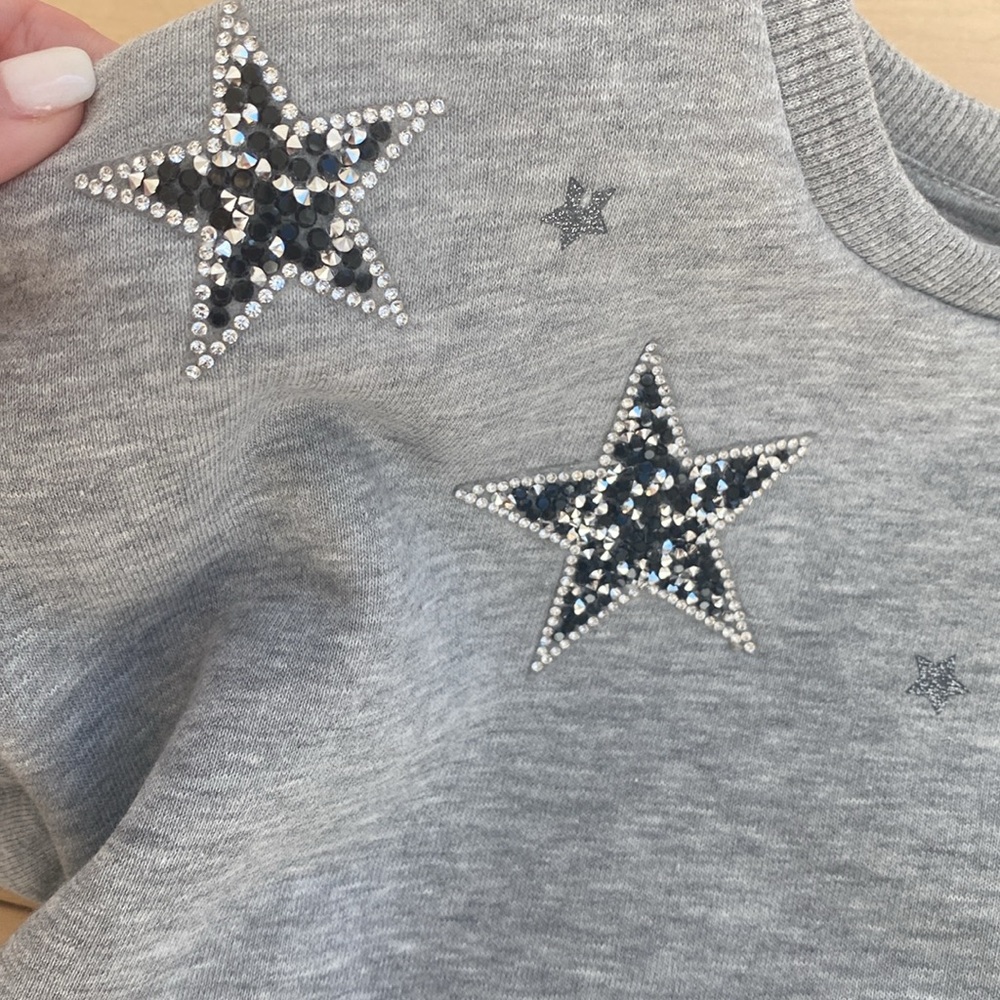 Mango grey sweatshirt with stars